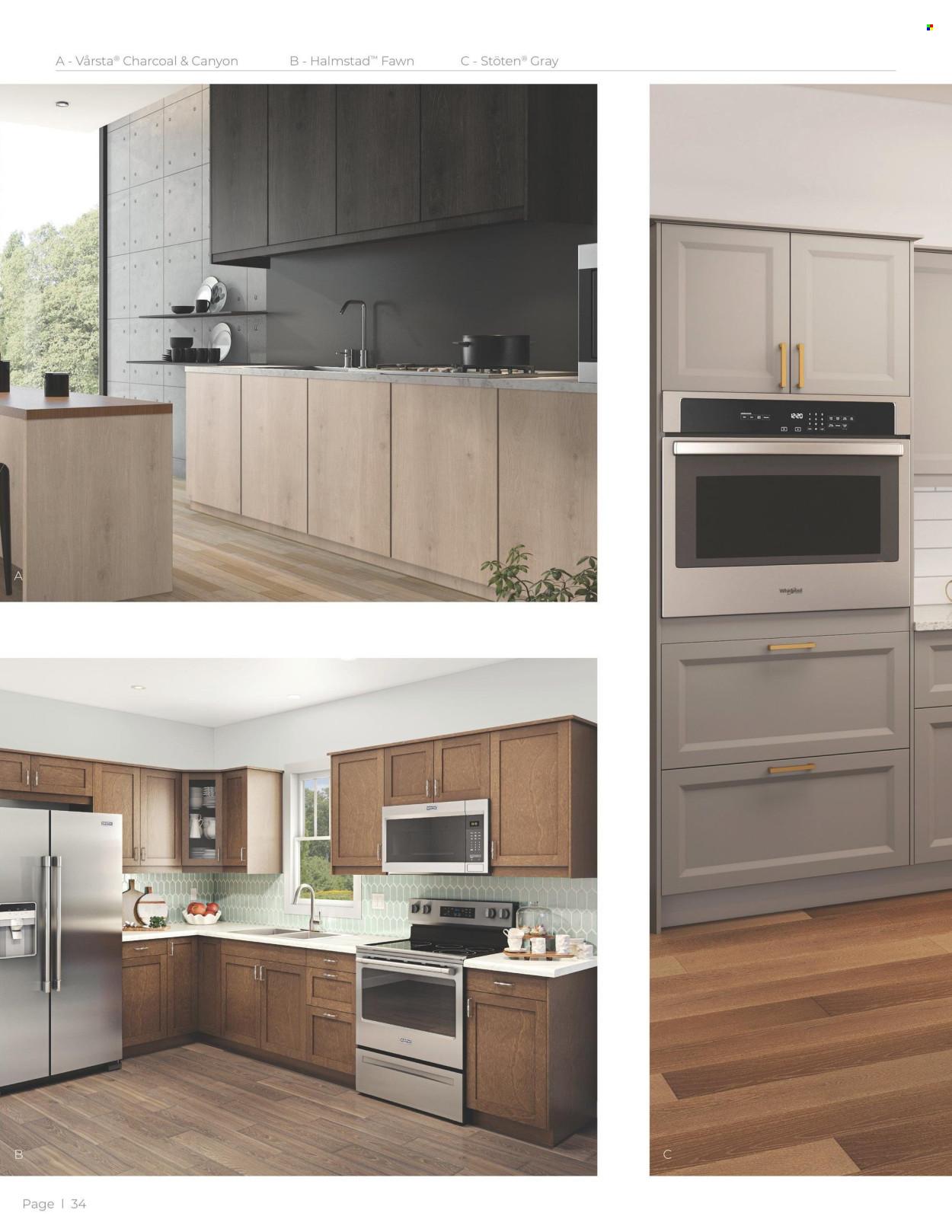Menards Ad: Klearvue Cabinetry Catalog
