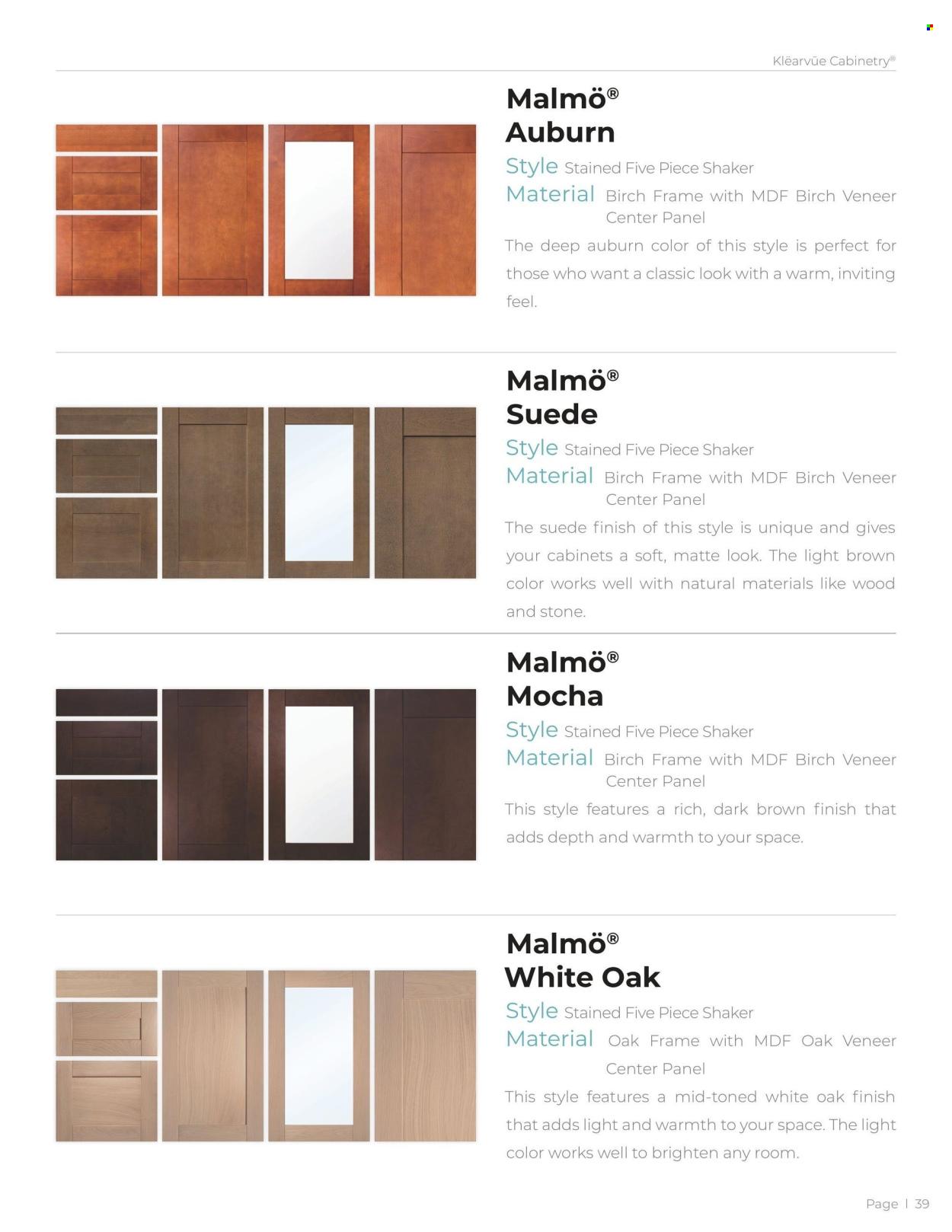 Menards Ad: Klearvue Cabinetry Catalog