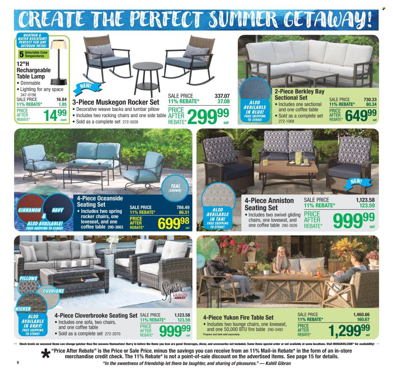 Menards Ad: 11% Rebate Sale