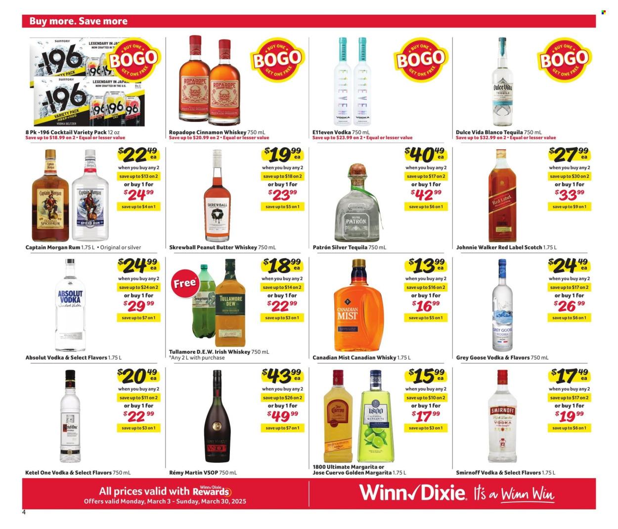 Winn Dixie Ad: Alcohol Flyer