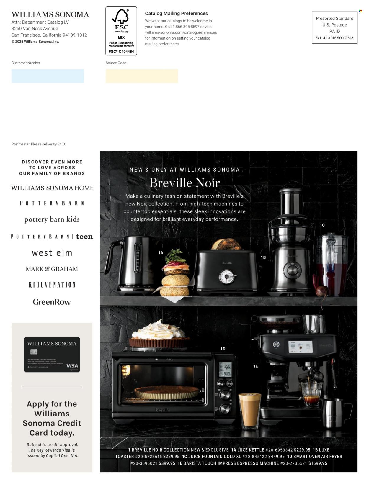 Williams:Sonoma Ad - Spring 2025