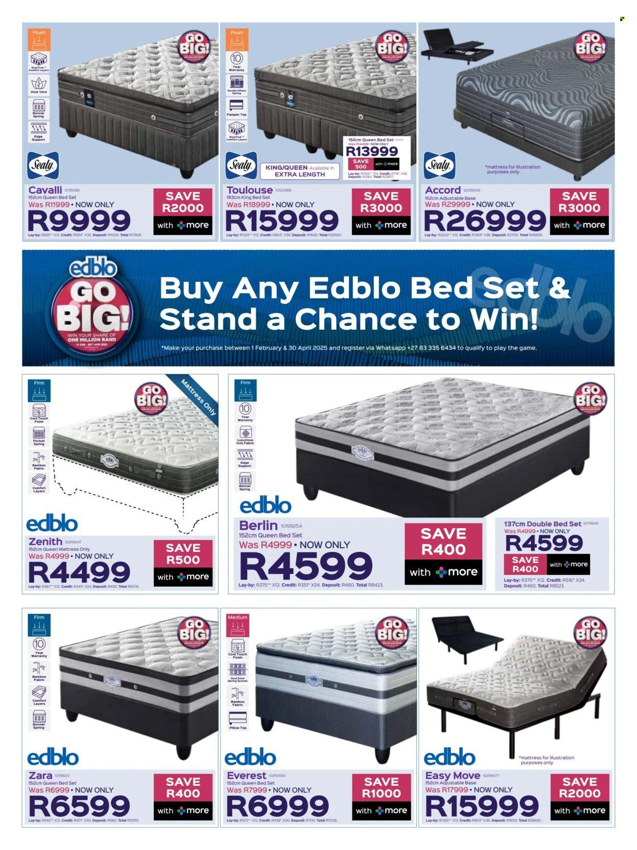 Sleepmasters catalogue