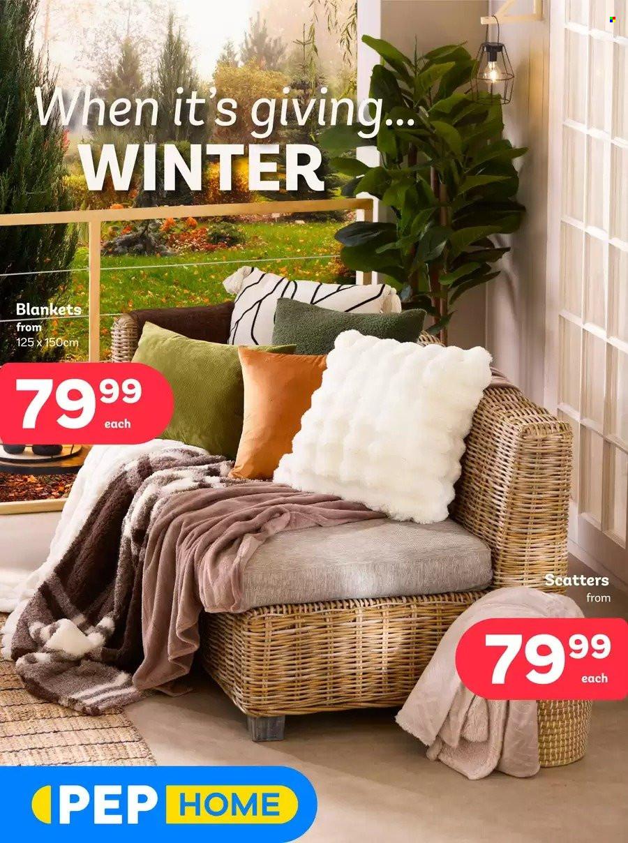 PEP HOME catalogue: When it's giving...winter