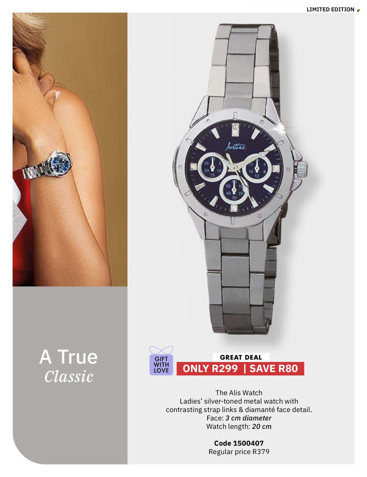 Justine catalogue: MARCH MORE FOR LESS