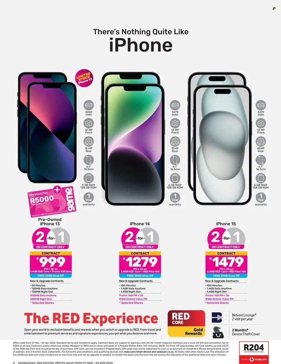 Game catalogue: Vodacom