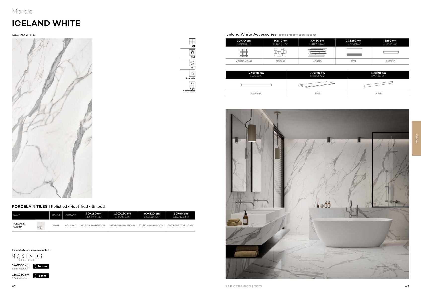 Rak Ceramics catalogue | Lifestyle Surface 2025