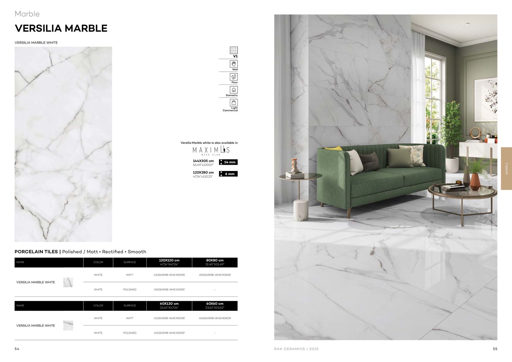 Rak Ceramics catalogue | Lifestyle Surface 2025
