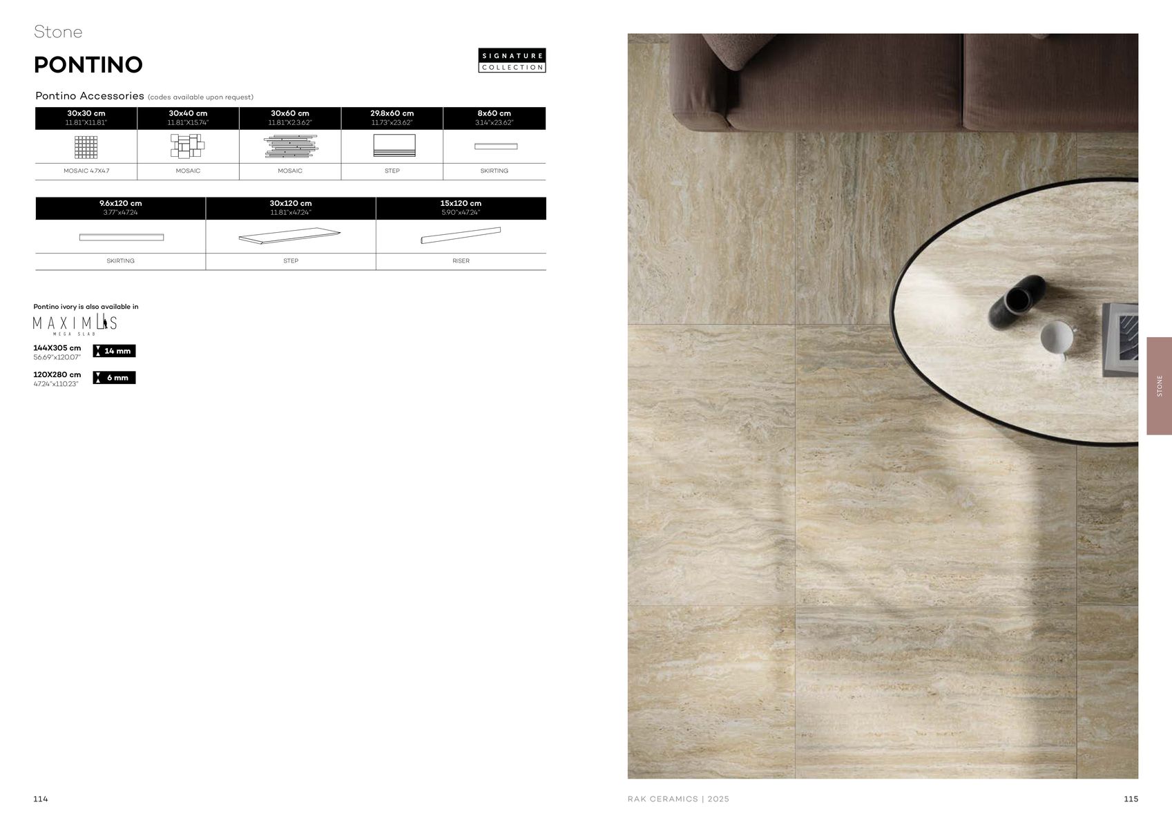 Rak Ceramics catalogue | Lifestyle Surface 2025