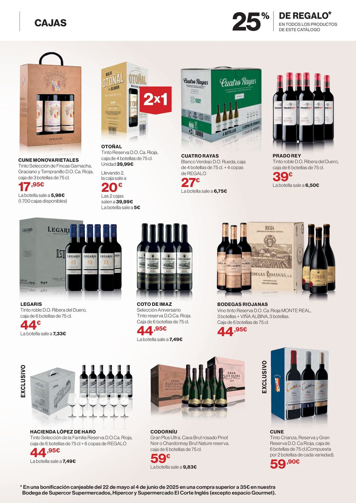 Catálogo El Corte Inglés | Especial vinos mayo 25 (25/4/2025-21/5/2025)