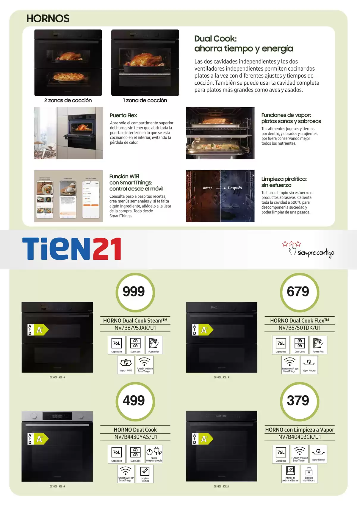 Cocina con toda la tecnología e innovación de Samsung