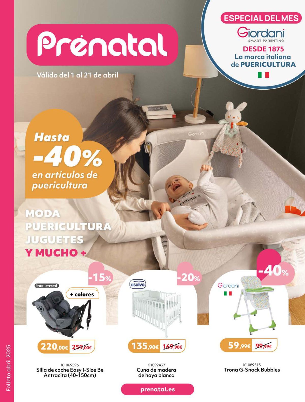 Catálogo Prénatal | Hasta -40% en artículos de puericultura