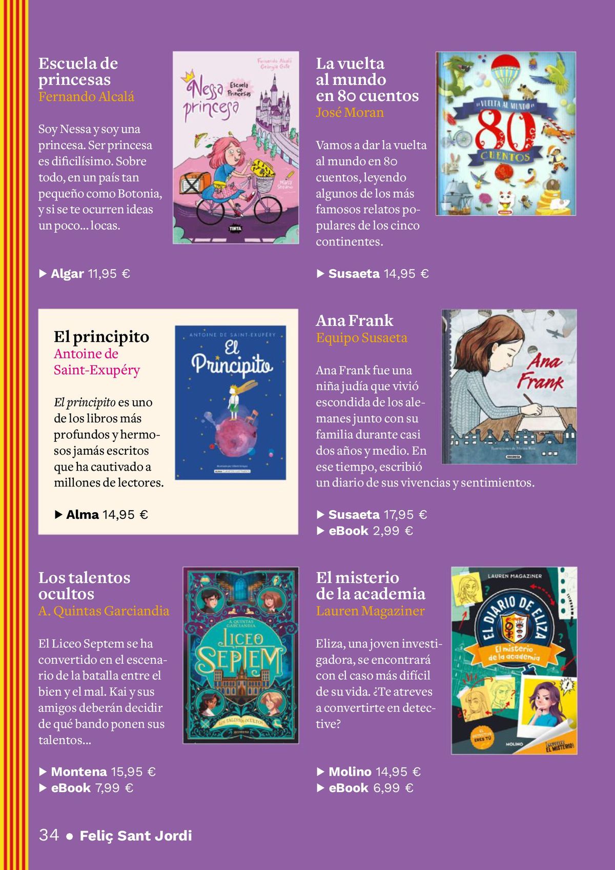 Catálogo Casa del Libro | Sant Jordi 2025