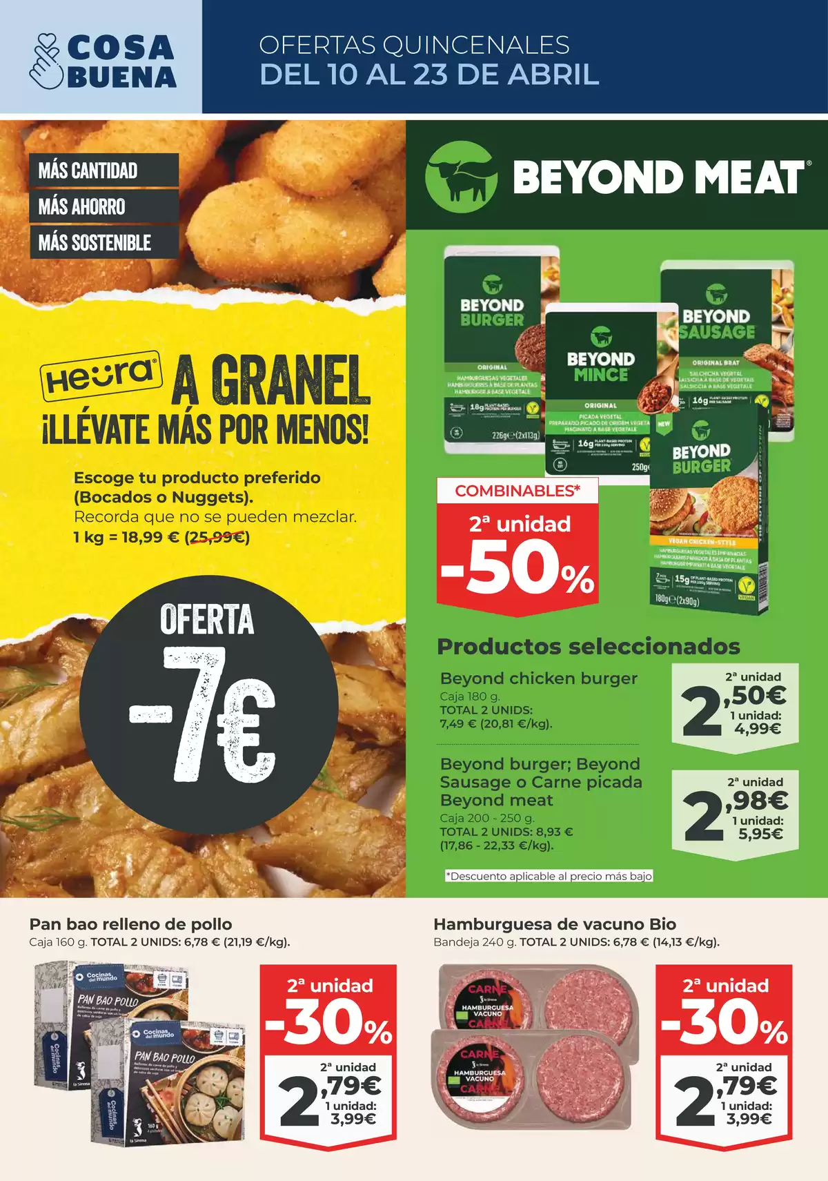 Sólo del 10 al 21 de abril