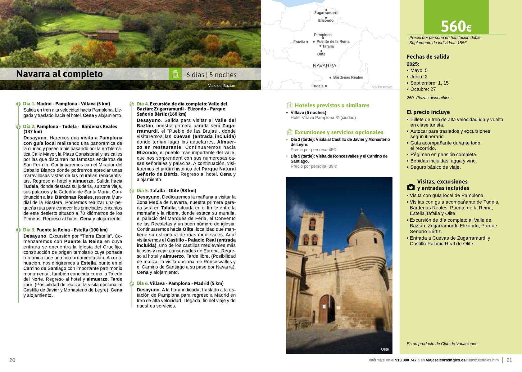 Catálogo Viajes El Corte Inglés | Rutas Culturales de la Comunidad de Madrid (11/3/2025-31/12/2025)