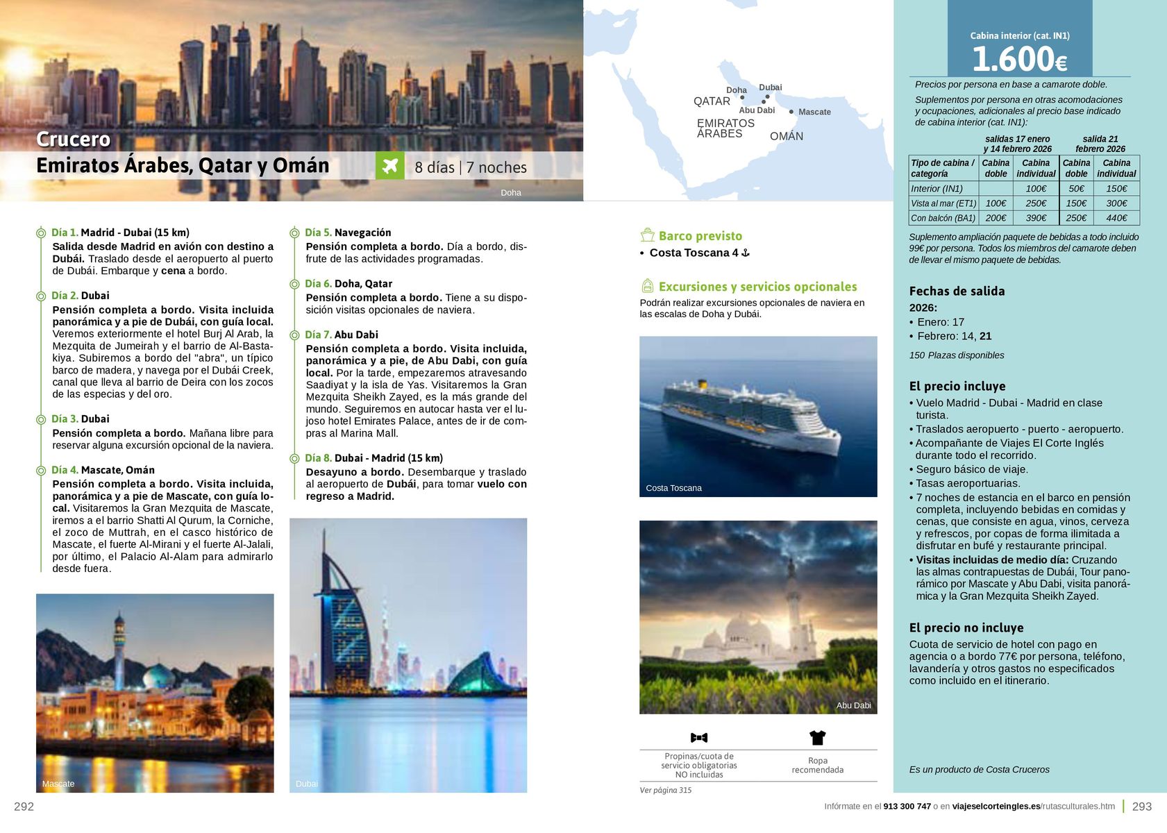 Catálogo Viajes El Corte Inglés | Rutas Culturales de la Comunidad de Madrid (11/3/2025-31/12/2025)