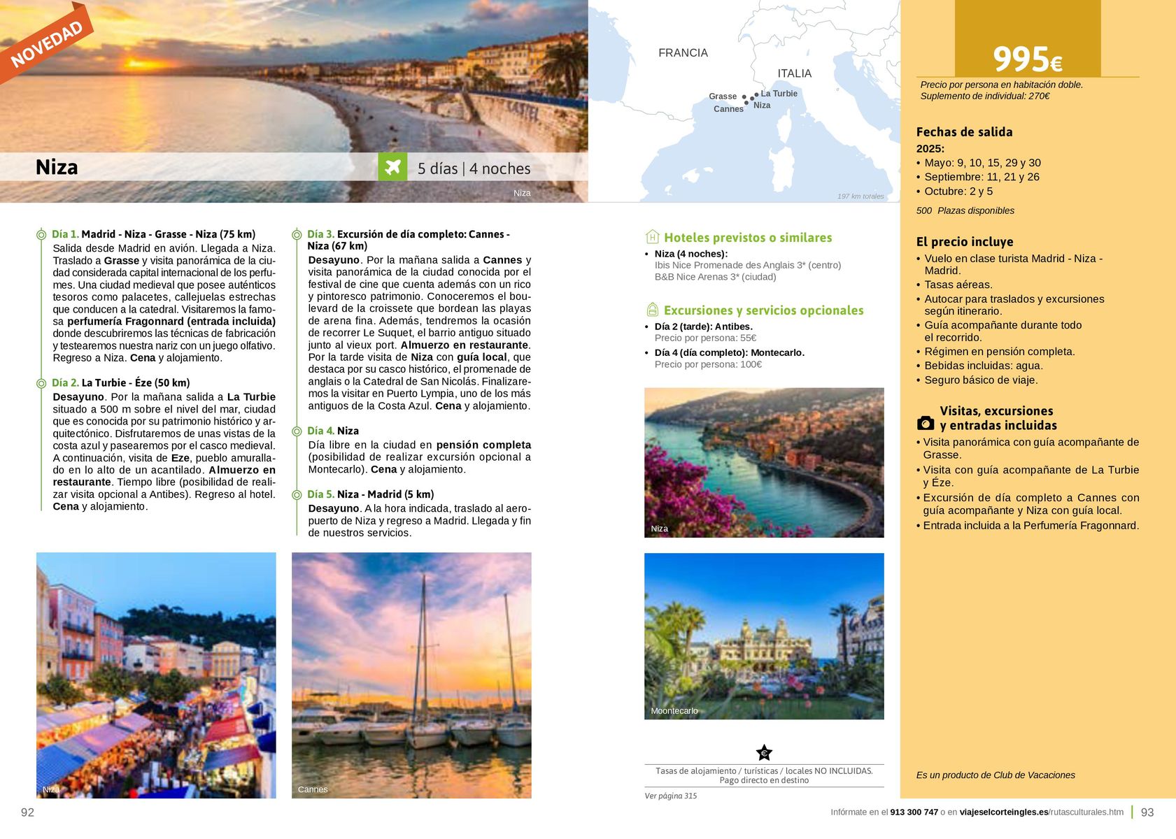 Catálogo Viajes El Corte Inglés | Rutas Culturales de la Comunidad de Madrid (11/3/2025-31/12/2025)