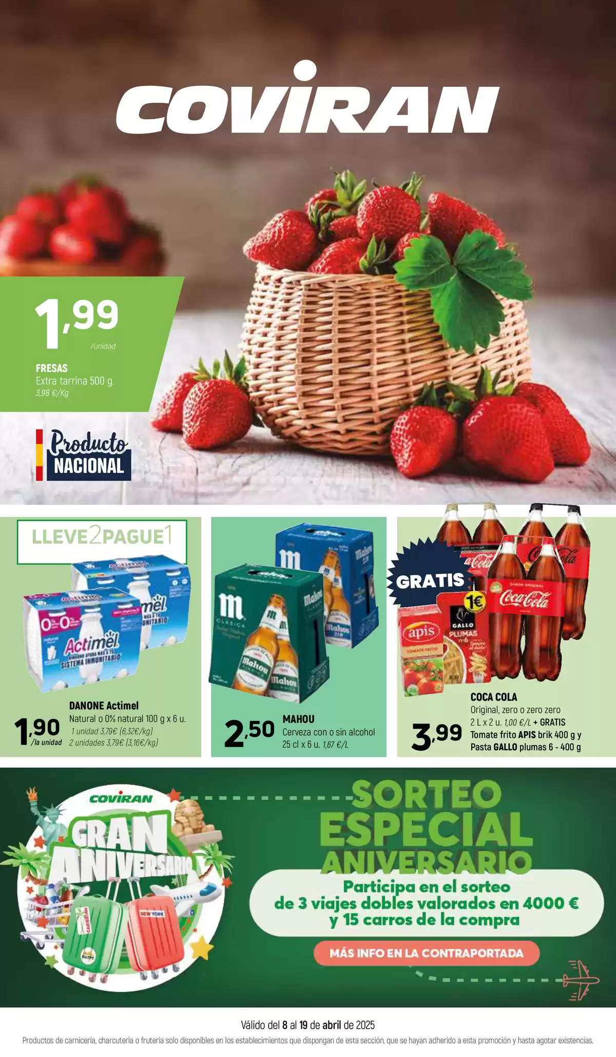 Válido del 8 al 19 de abril