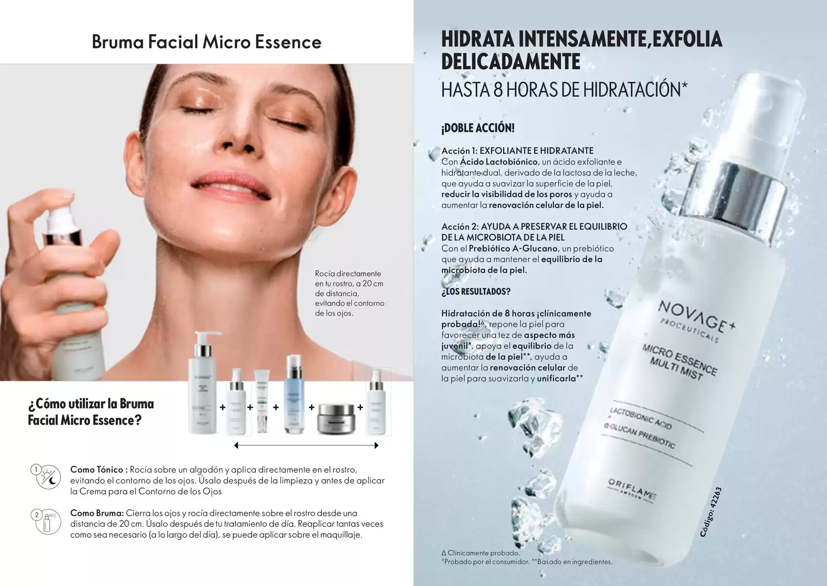 Oriflame Guía de Producto Novage+ 2025
