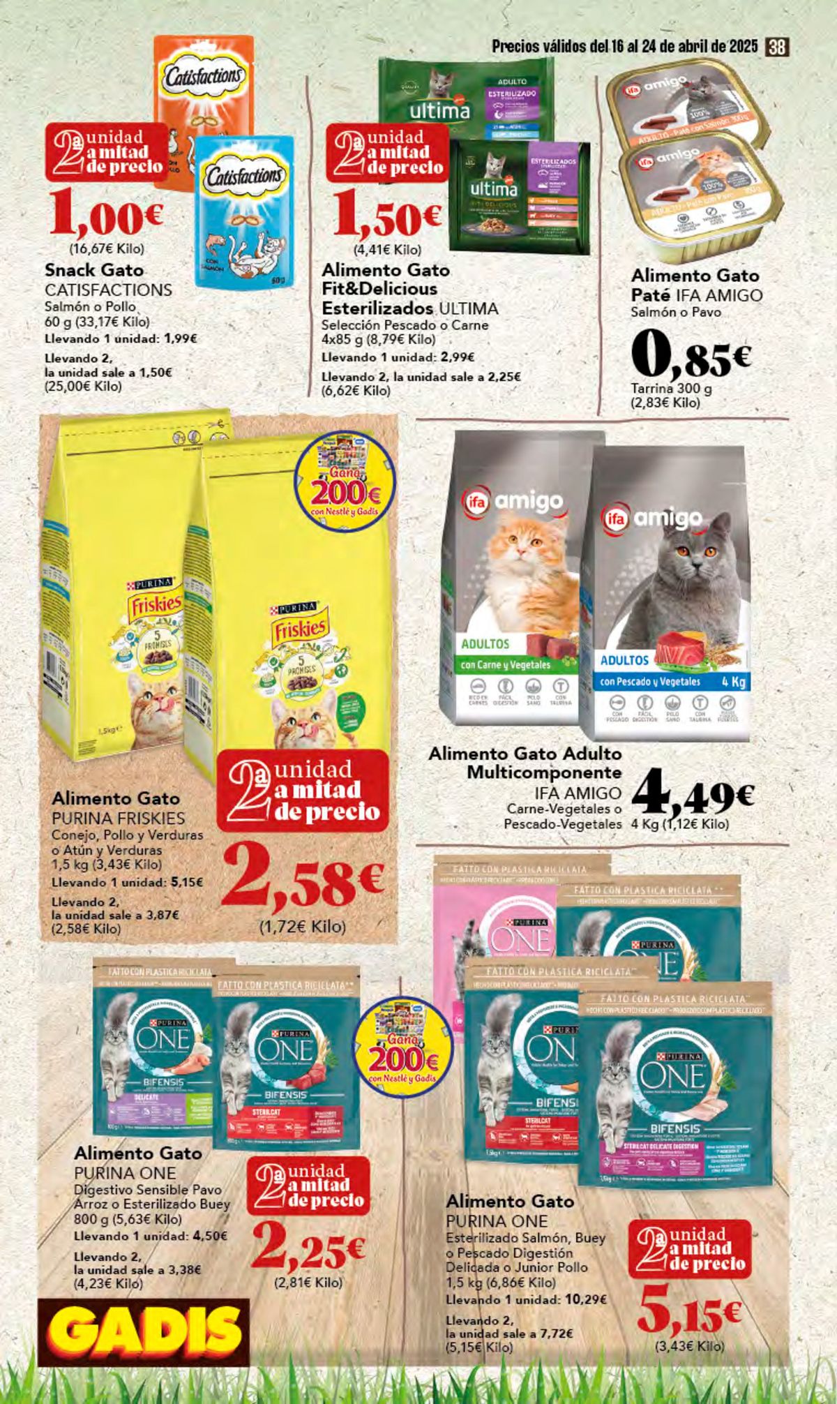 Catálogo Gadis | Precios válidos del 16 al 24 de abril