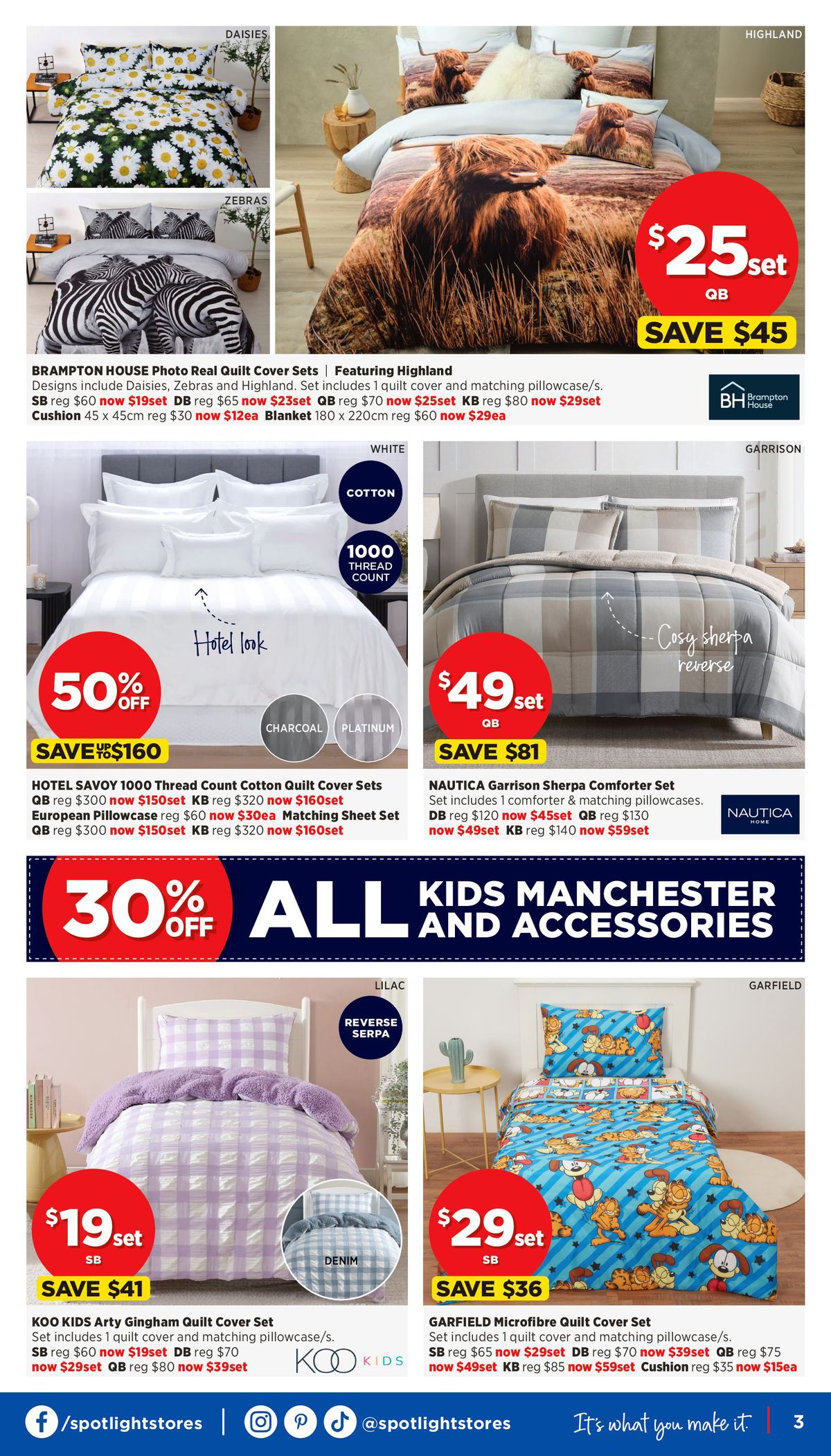 Spotlight catalogue | Autumn Savings