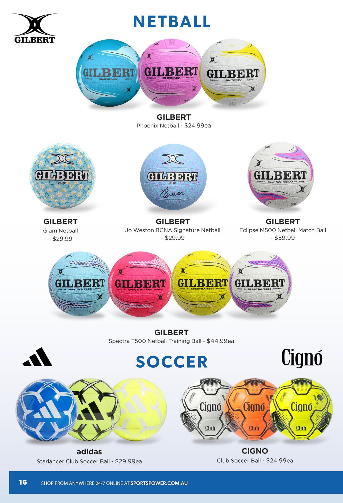 Sports Power catalogue | Gear Up For Game Day