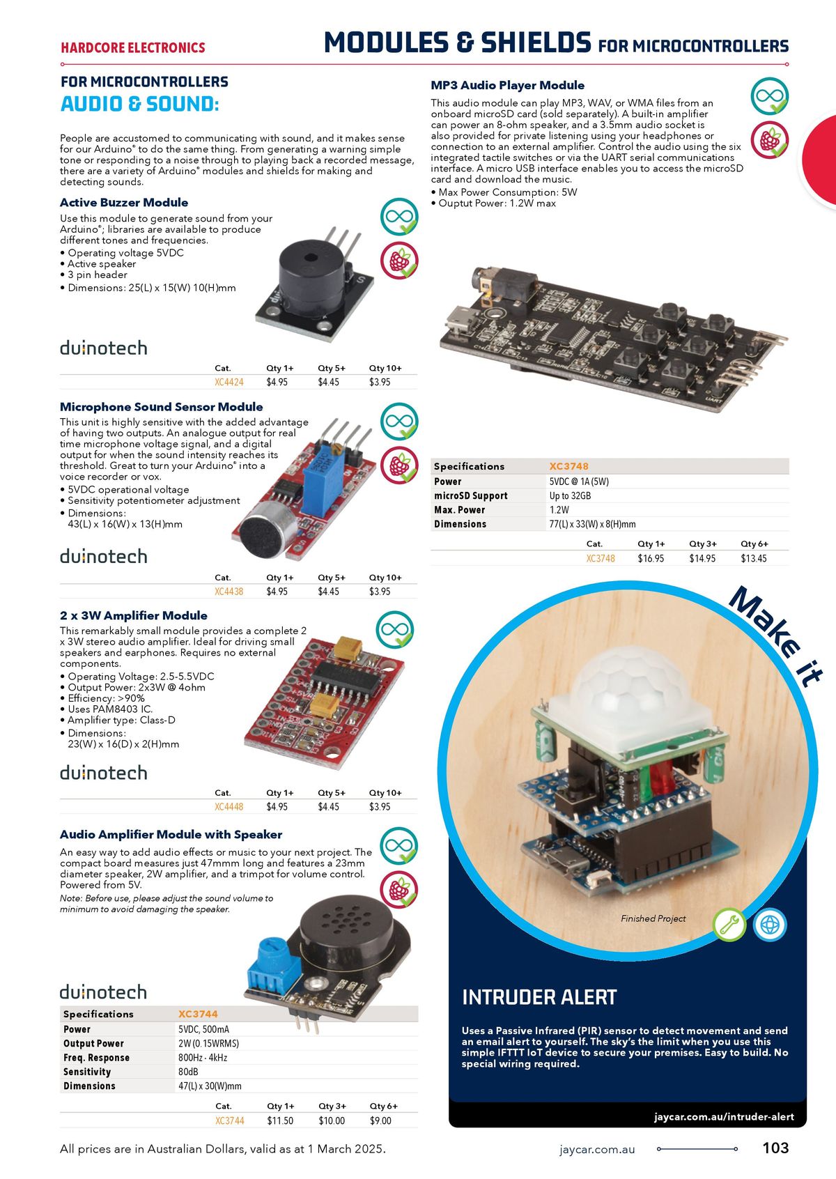 Jaycar Electronics catalogue | Celebrating 40 Years In Electronics