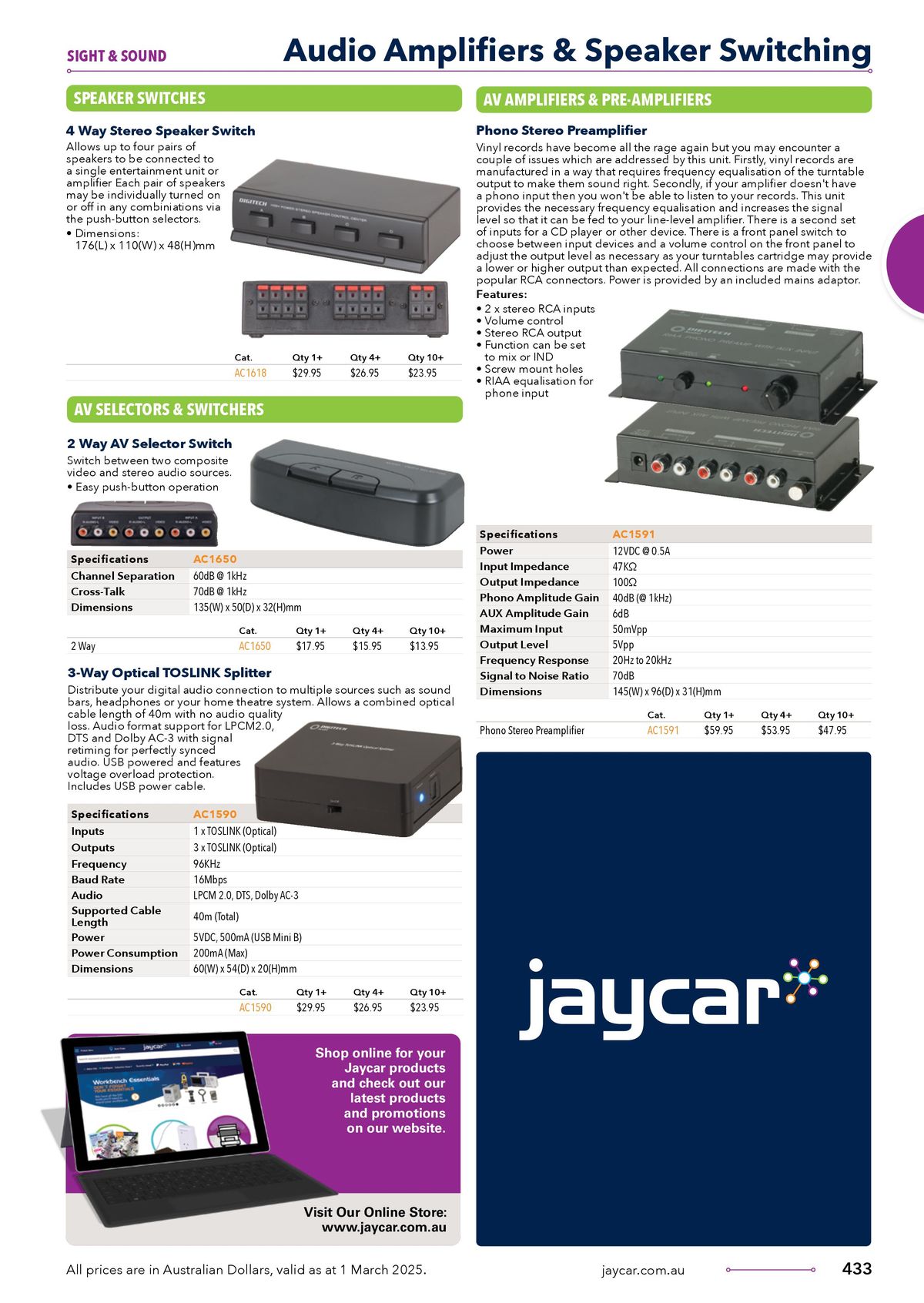 Jaycar Electronics catalogue | Celebrating 40 Years In Electronics