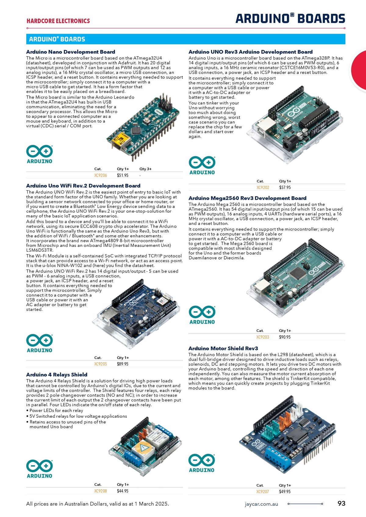 Jaycar Electronics catalogue | Celebrating 40 Years In Electronics