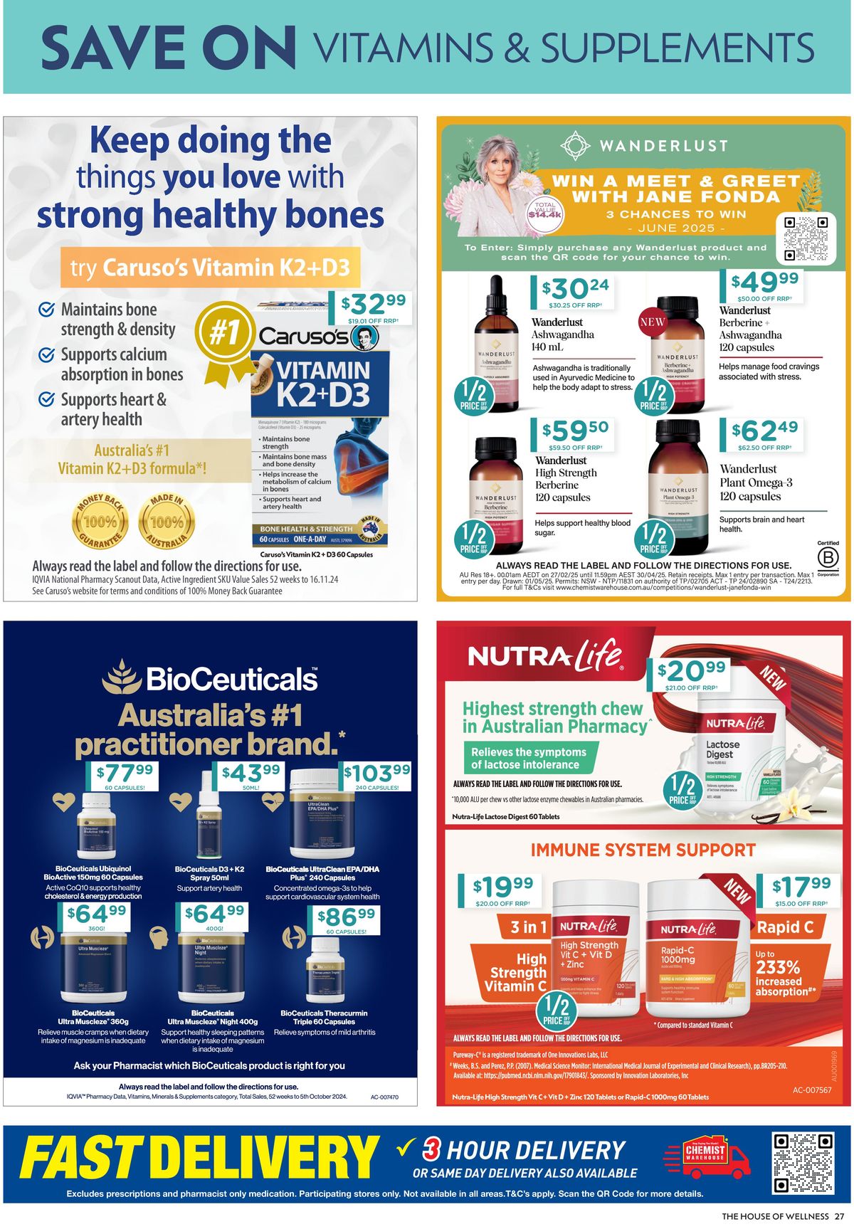 Chemist Warehouse catalogue | The House Of Wellness March