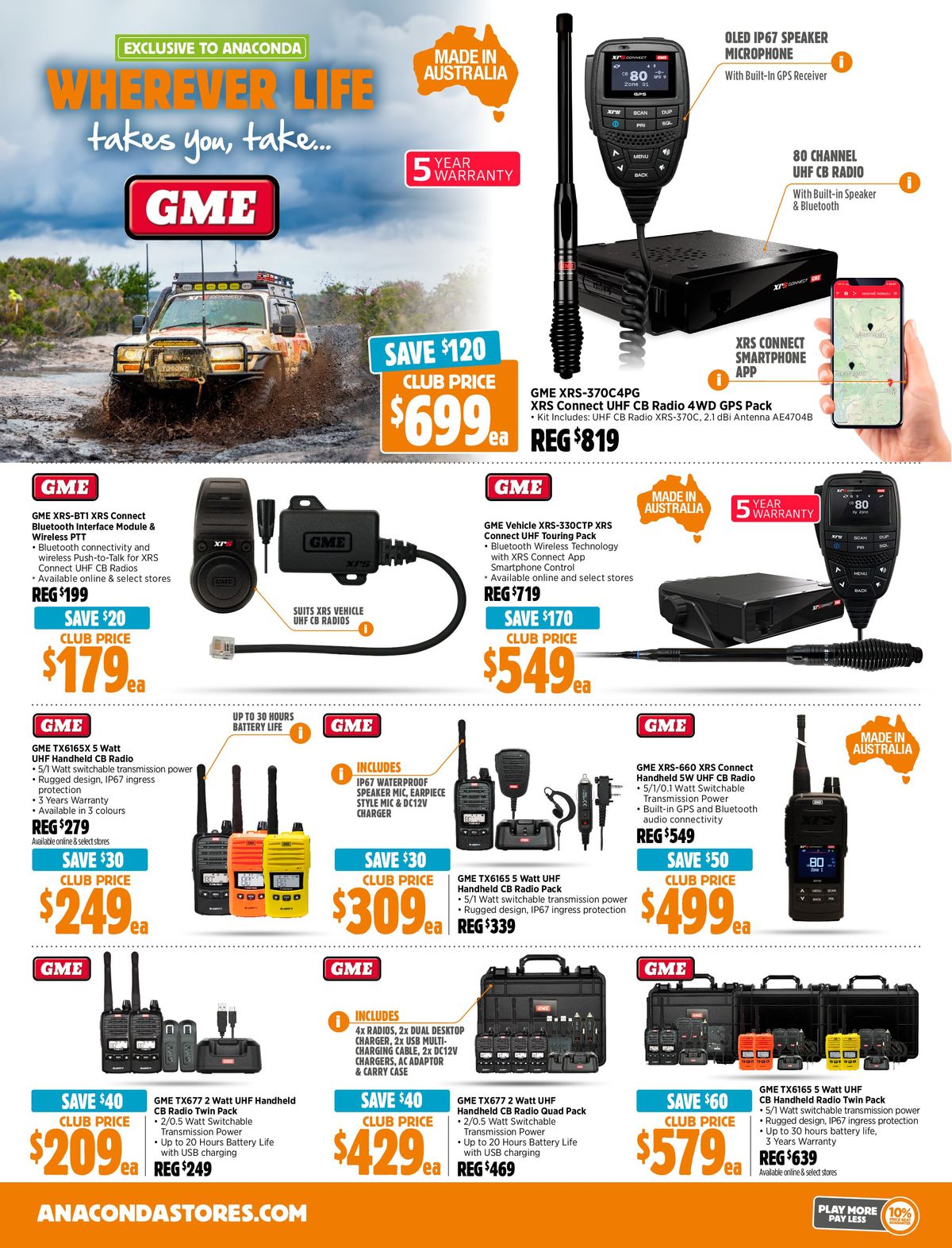 Anaconda catalogue | Easter Adventure Deals