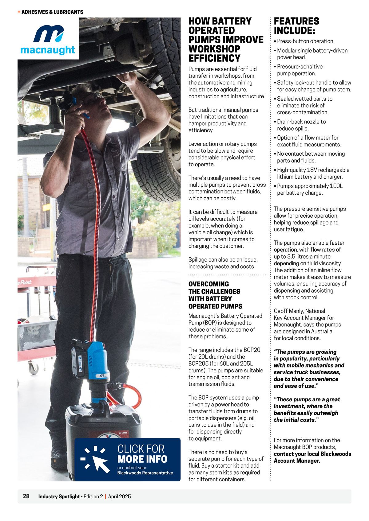 Blackwoods catalogue | Industry Spotlight