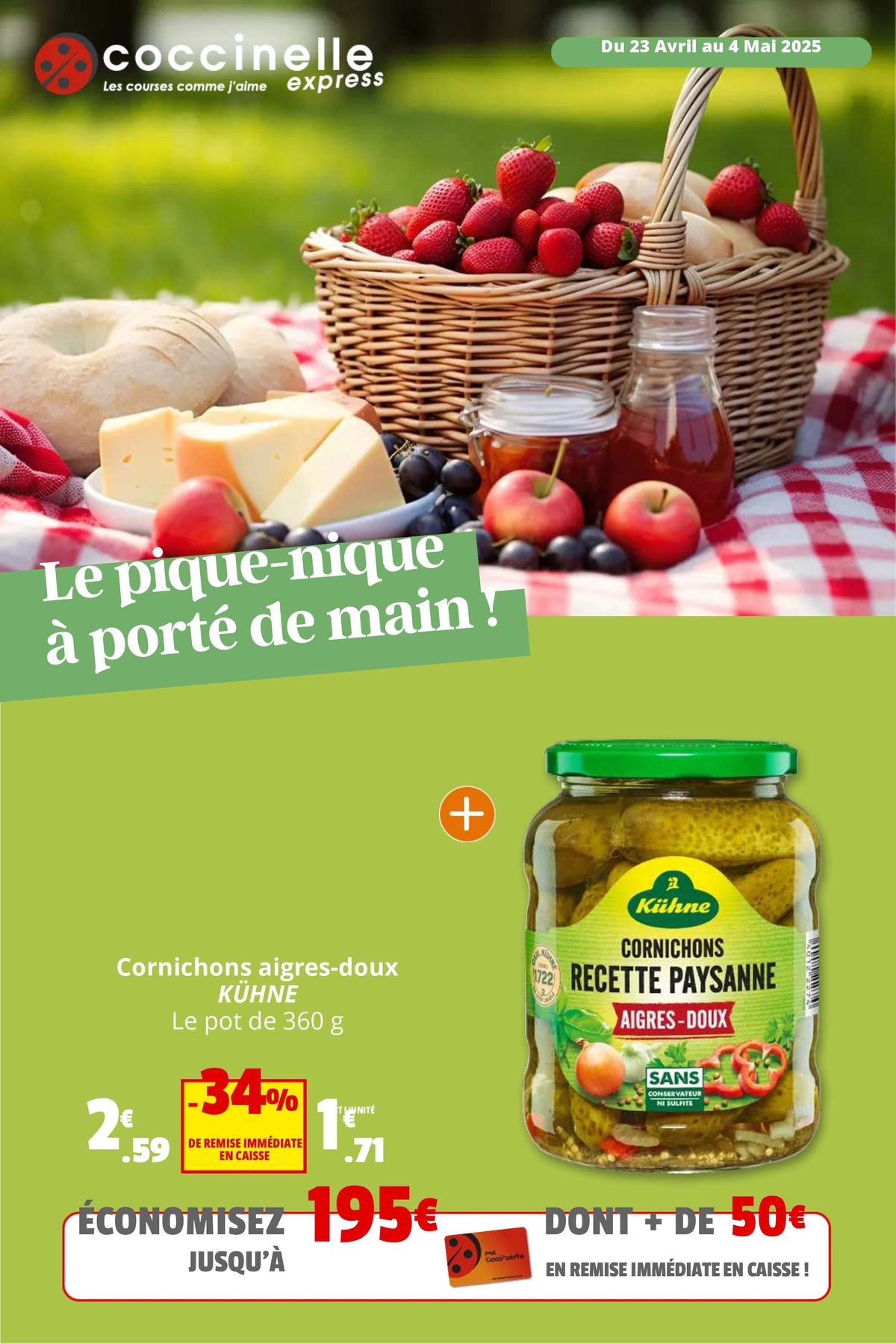 Catalogue Coccinelle Express | Le pique-nique à porté de main !