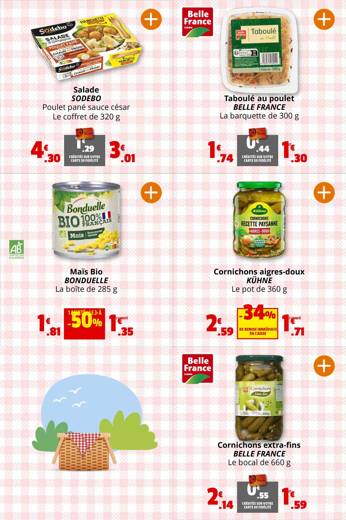 Catalogue Coccinelle Express | Le pique-nique à porté de main !