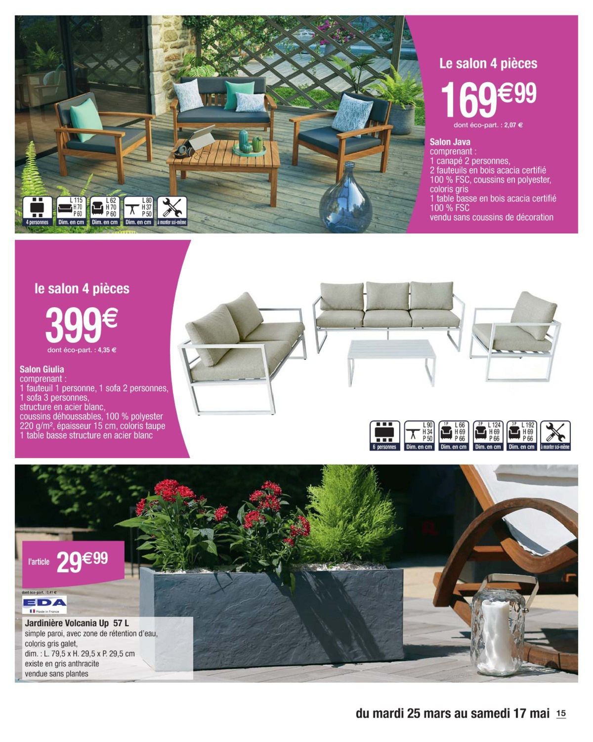 Catalogue Cora | Profiter enfin de son jardin (25/03/2025-17/05/2025)