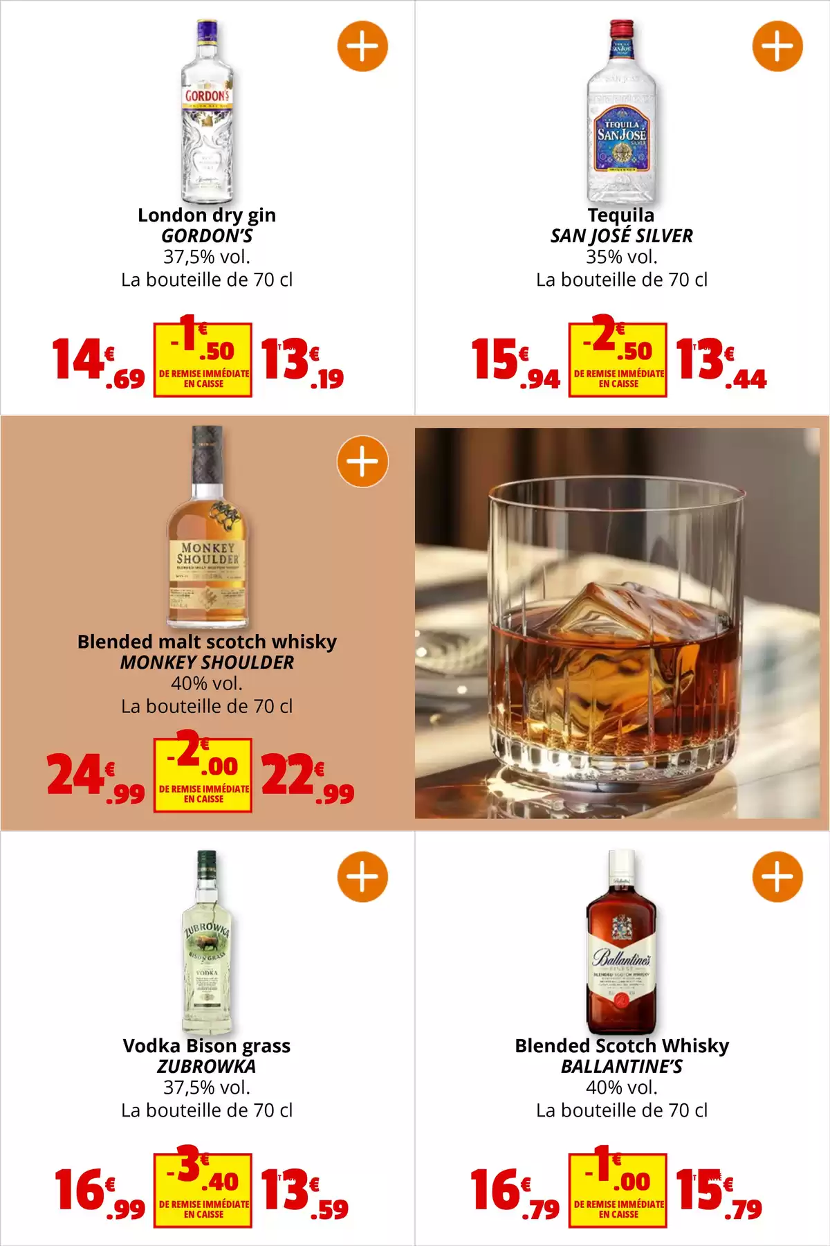 DES PRIX LÉGERS POUR COMMENCER LA JOURNÉE !
