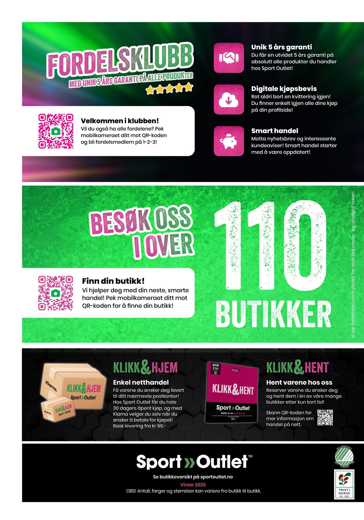 Sport Outlet-katalog | Oppdag attraktive tilbud